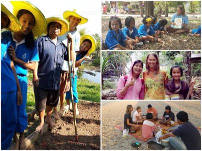 Camilla volontär kulturutbyte södra Thailand