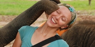 volontärupplevelse bland elefanter och tempel Thailand Kambodja