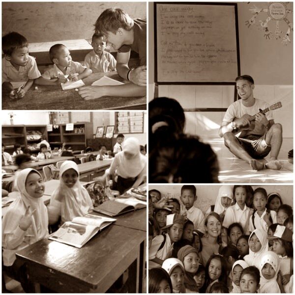 volontaer-undervisning-lombok-sepia