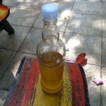 Lokalproducerad palm dryck från Petchaburi Palmdryck från Petchaburi