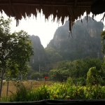 Kao Yooy Vi i från lokal restuarang i Kaeng Krachan